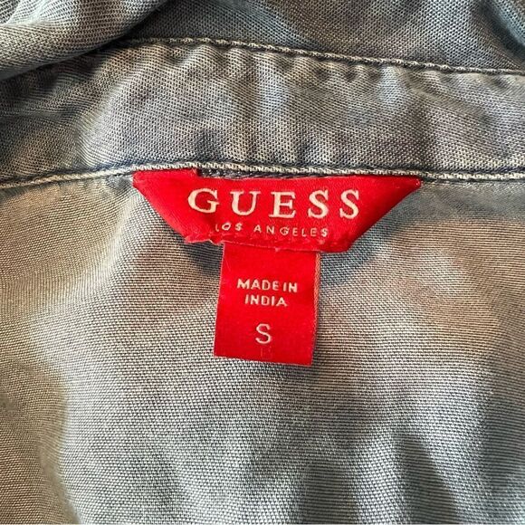 Guess chambray long sleeve dress. Size small‎ - Picture 5 of 13